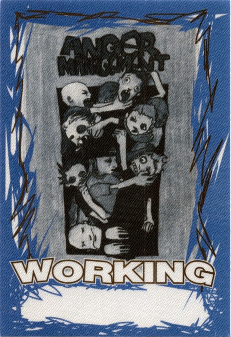 Eminem 2000 Anger Management Concert Tour Working Backstage Pass