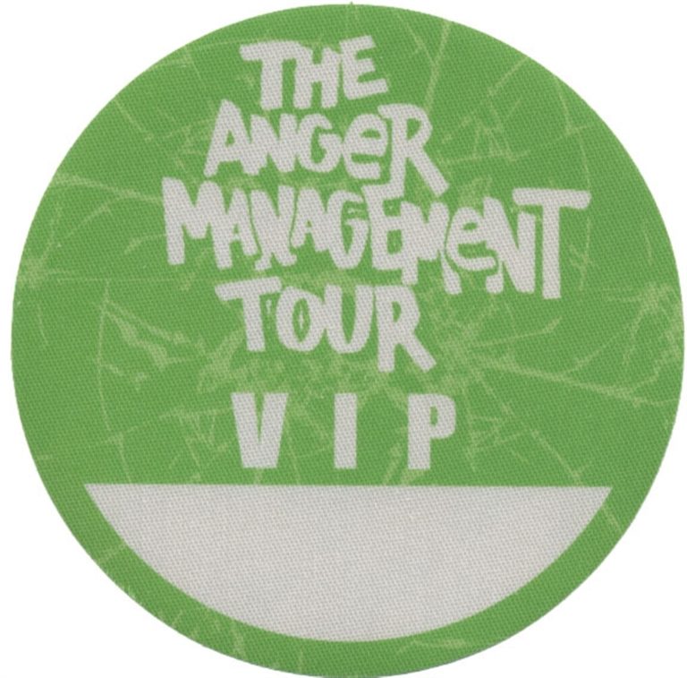 Eminem 2002 Anger Management Concert Tour VIP Backstage Pass