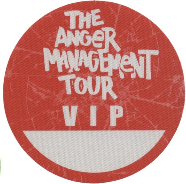 Eminem 2002 Anger Management Concert Tour VIP Backstage Pass