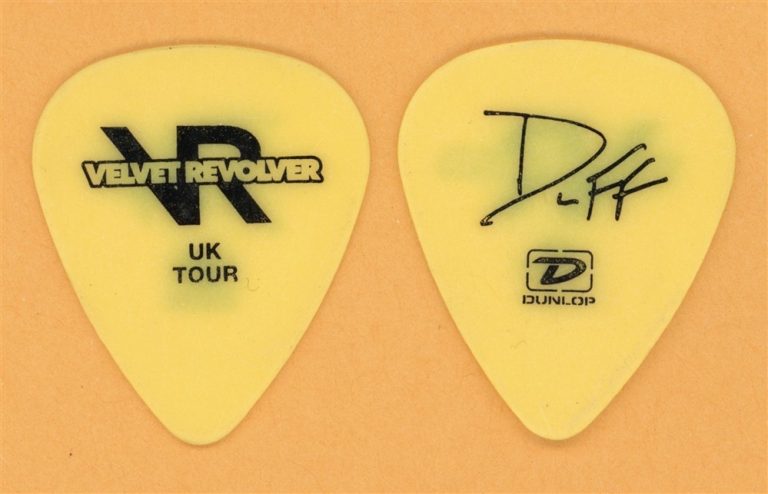 Velvet Revolver Duff McKagan Guns N Roses Vintage Guitar Pick - 2005 UK Tour