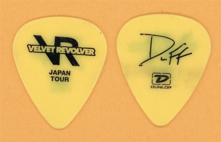 Velvet Revolver Duff McKagan Guns N Roses Vintage Guitar Pick - 2005 Japan Tour