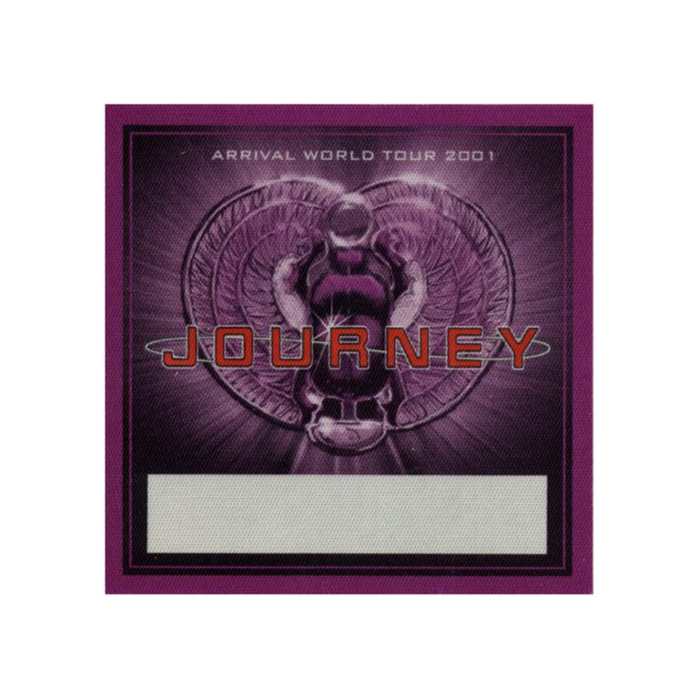 Journey 2001 Arrival Concert Tour All Access Backstage Pass