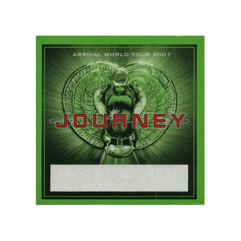 Journey 2001 Arrival Concert Tour All Access Backstage Pass