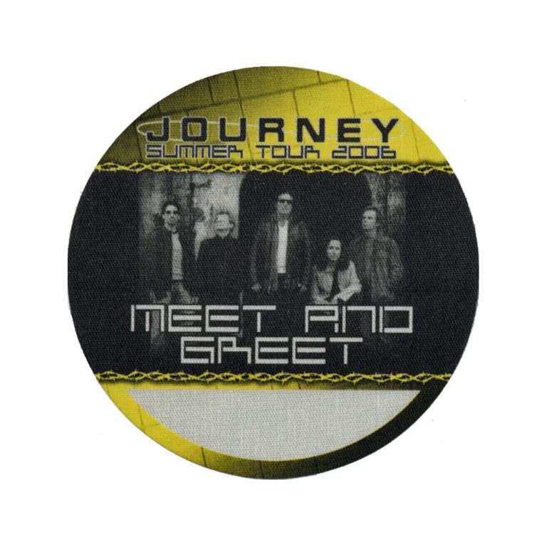 Journey 2006 Generations Concert Tour Meet & Greet Backstage Pass
