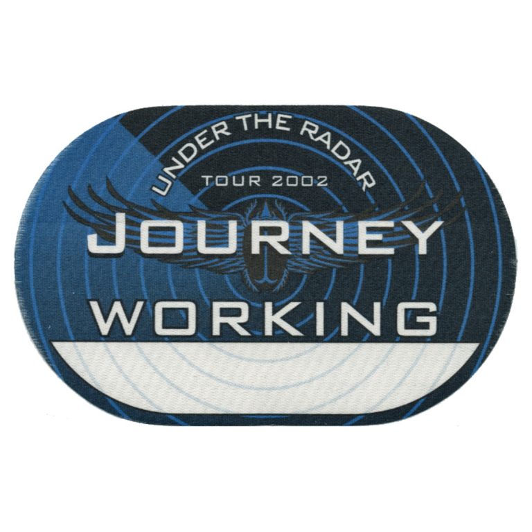 Journey 2002 Arrival Concert Tour Working Backstage Pass