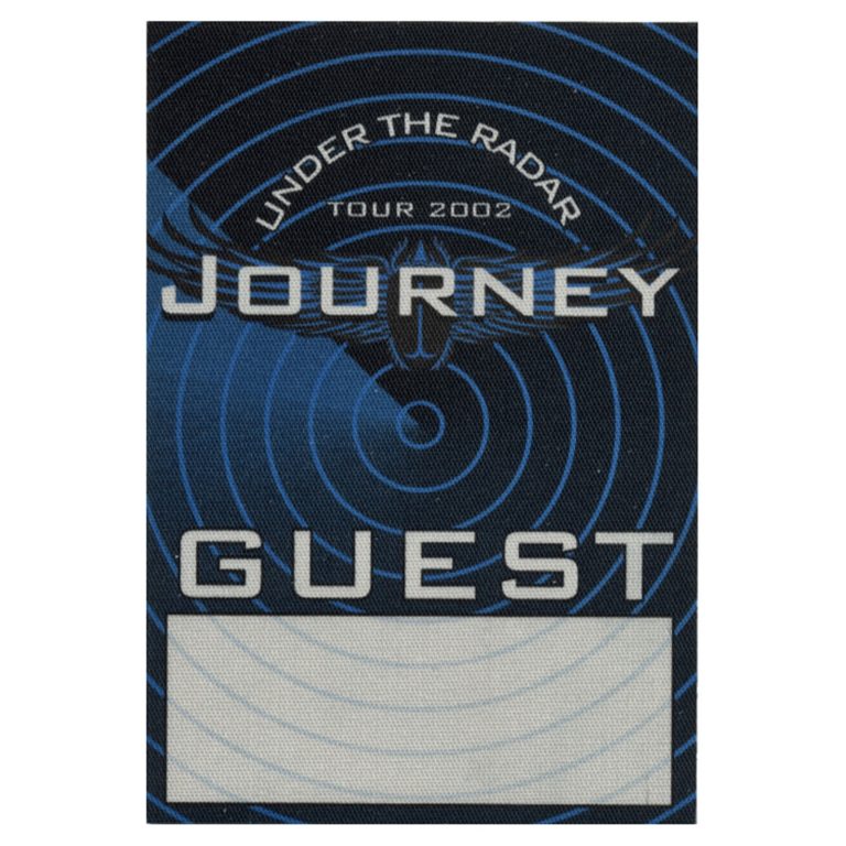 Journey 2002 Arrival Concert Tour Guest Backstage Pass