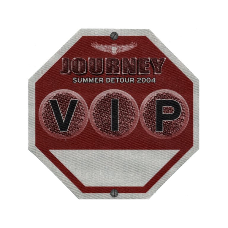Journey 2004 Summer DeTour Concert Tour VIP Backstage Pass