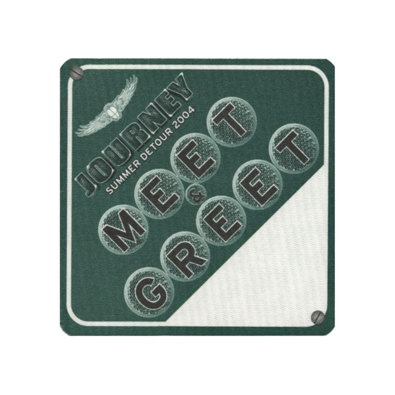 Journey 2004 Summer DeTour Concert Tour Meet & Greet Backstage Pass