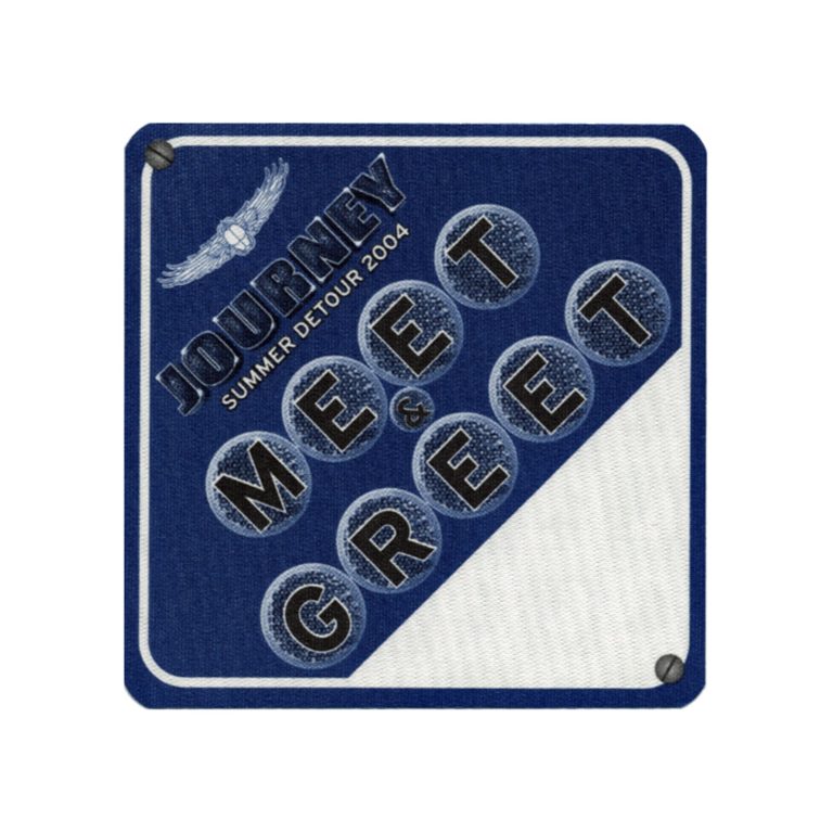 Journey 2004 Summer DeTour Concert Tour Meet & Greet Backstage Pass