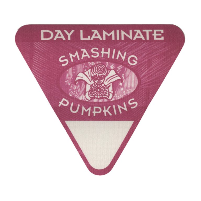 Smashing Pumpkins 1993 Siamese Dream Concert Tour Day Laminate Backstage Pass