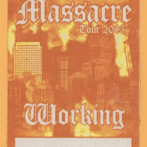 50 Cent 2005 Massacre Tour WORKING Backstage Pass