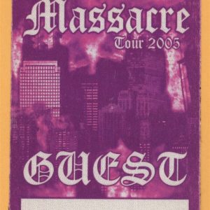 50 Cent 2005 Massacre Tour GUEST Backstage Pass