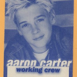 Aaron Carter Concert Tour CREW Backstage Pass
