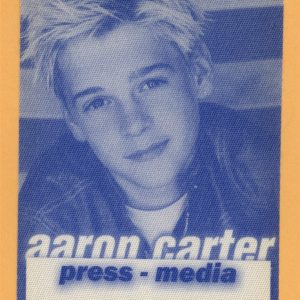 Aaron Carter Concert Tour MEDIA Backstage Pass