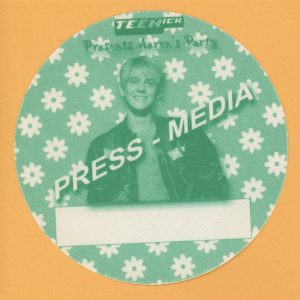 Aaron Carter Concert Tour PRESS MEDIA Backstage Pass