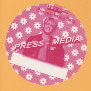 Aaron Carter Concert Tour PRESS MEDIA Backstage Pass