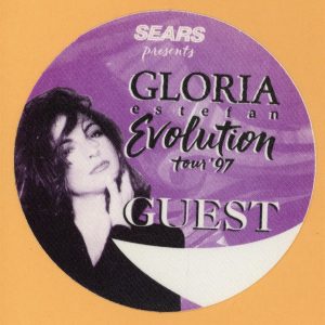 Gloria Estefan 1997 Evolution Concert Tour GUEST Backstage Pass - Sears