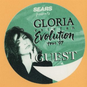Gloria Estefan 1997 Evolution Concert Tour GUEST Backstage Pass - Sears