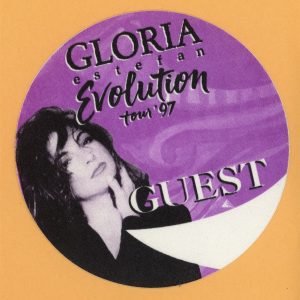 Gloria Estefan 1997 Evolution Concert Tour GUEST Backstage Pass