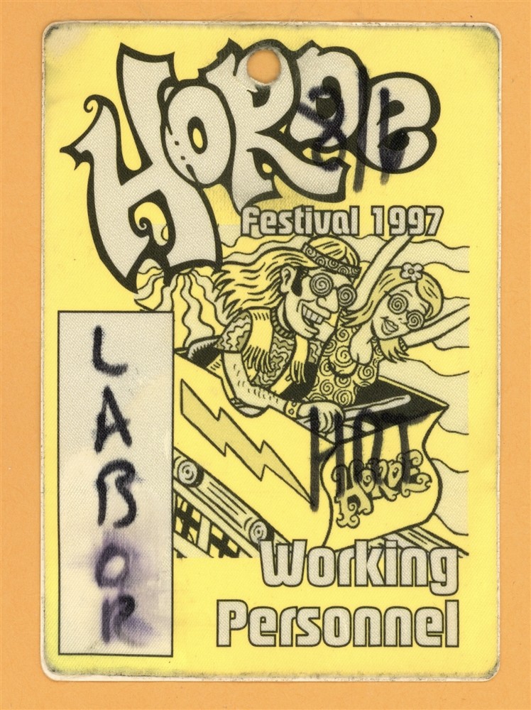 Dave Matthews Band 1997 HORDE Festival Concert Tour WORKING Backstage Pass