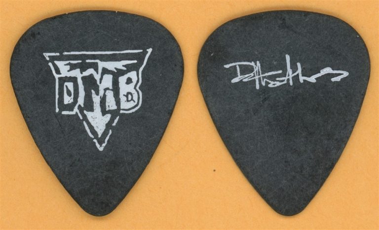 Dave Matthews Band DMB Black Original Guitar Pick - 1990s Tour