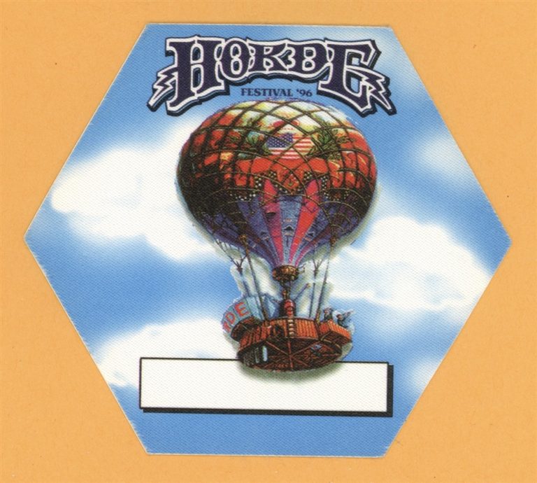 Dave Matthews Band 1996 HORDE Festival Concert Tour Backstage Pass