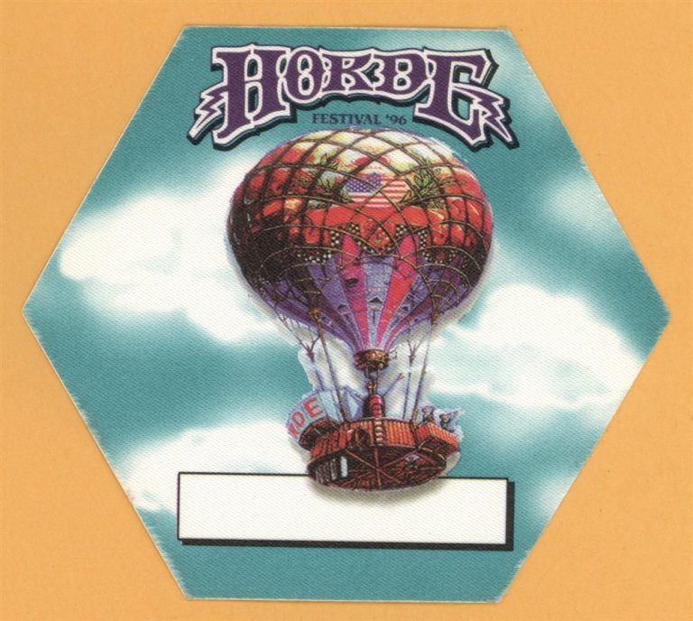 Dave Matthews Band 1996 HORDE Festival Concert Tour Backstage Pass