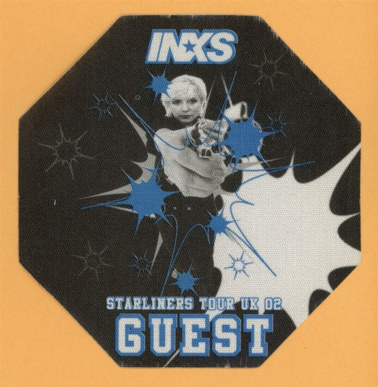 Blondie 2002 w/ INXS Starliners Concert Tour Guest Backstage Pass