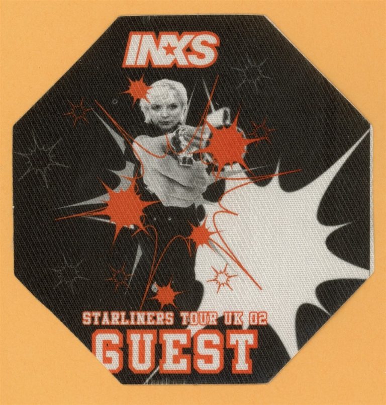 Blondie 2002 w/ INXS Starliners Concert Tour Guest Backstage Pass