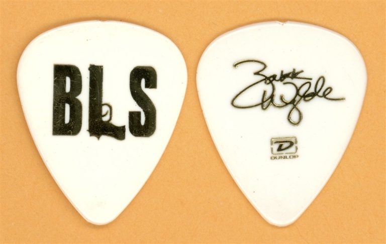 Black Label Society Zakk Wylde Vintage Guitar Pick - 2005 Mafia Tour