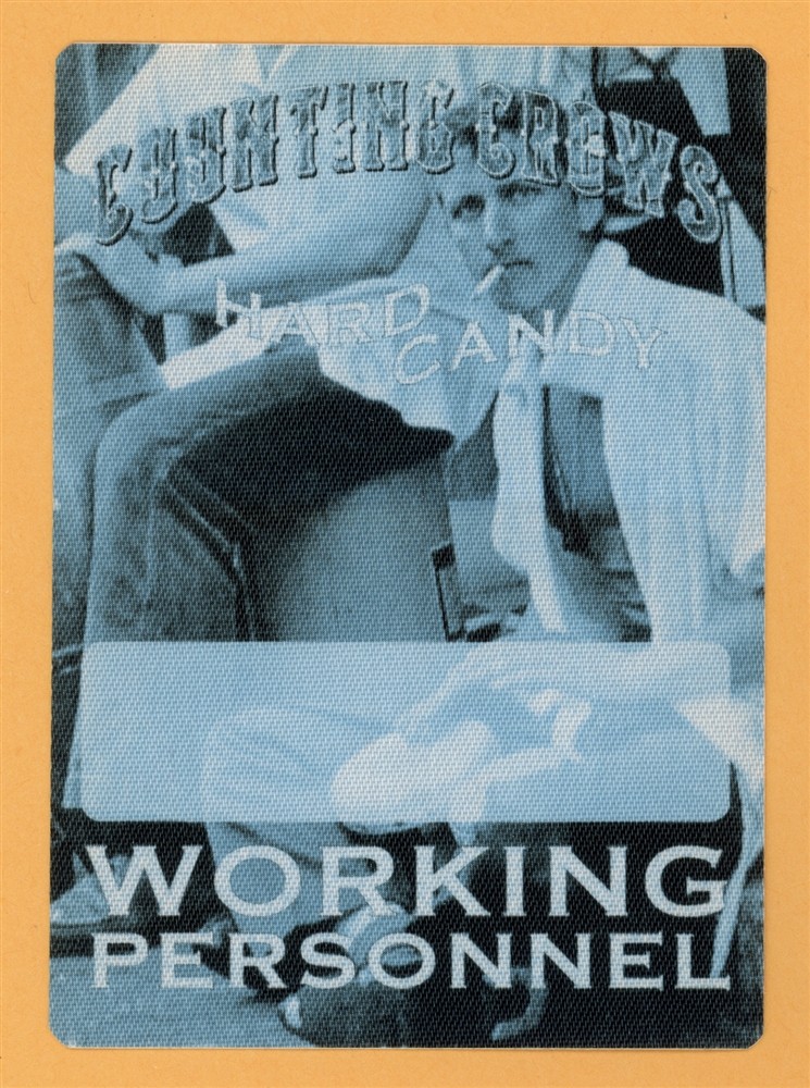 Counting Crows 2002 Hard Candy Concert Tour WORKING Backstage Pass