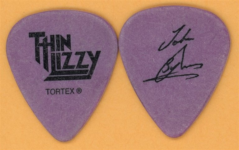 Thin Lizzy John Sykes Vintage Guitar Pick - 2006 Tour
