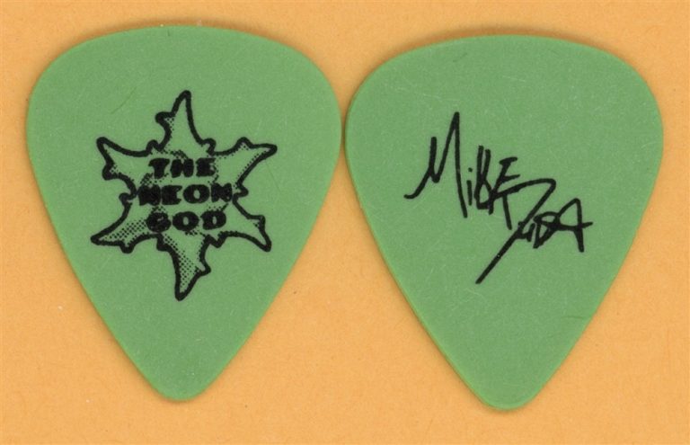 WASP Mike Duda Vintage Guitar Pick - 2004 Neon God Tour