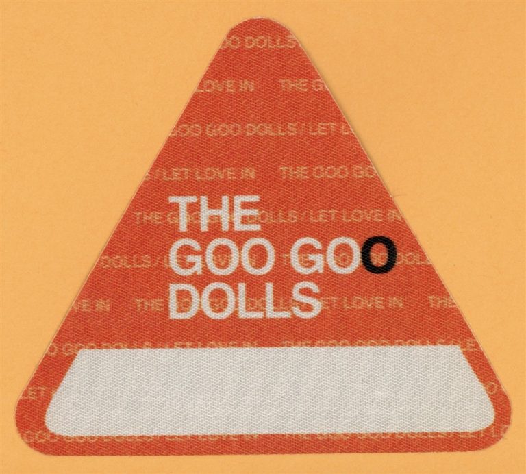 Goo Goo Dolls 2006 Let Love In Concert Tour AFTER SHOW Backstage Pass