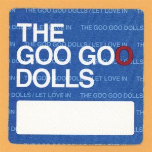 Goo Goo Dolls 2006 Let Love In Concert Tour MEDIA Backstage Pass