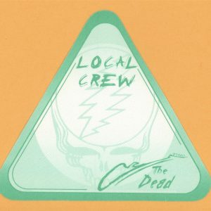 Grateful Dead 2004 Wave That Flag Concert Tour CREW Backstage Pass