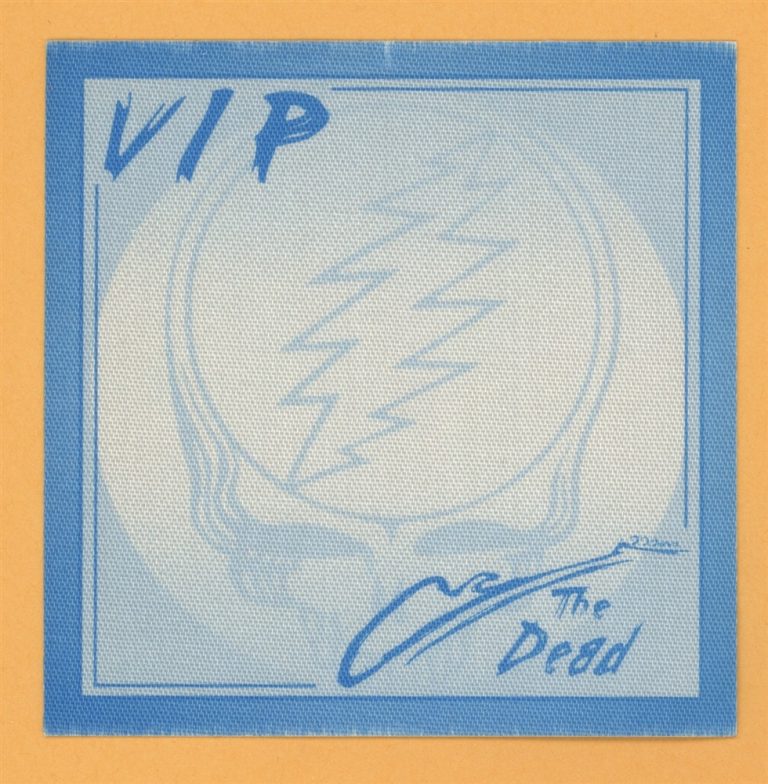 Grateful Dead 2004 Wave That Flag Concert Tour VIP Backstage Pass