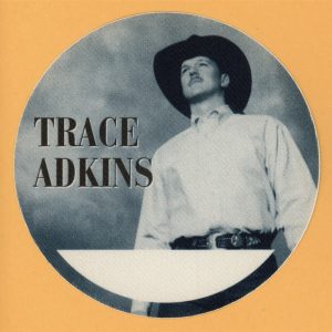 Trace Adkins 1997 Big Time Concert Tour Backstage Pass