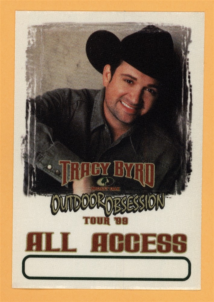 Tracy Byrd 1999 Outdoor Obsession Concert Tour All Access Backstage Pass