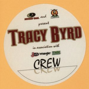 Tracy Byrd 1999 Outdoor Obsession Concert Tour Crew Backstage Pass