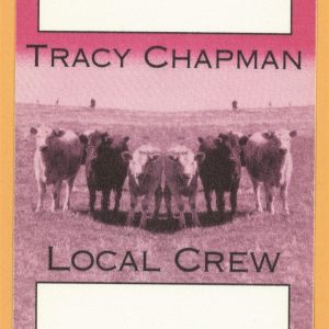 Tracy Chapman 1996 New Beginning Concert Tour Crew Backstage Pass
