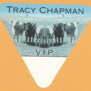Tracy Chapman 1996 New Beginning Concert Tour VIP Backstage Pass