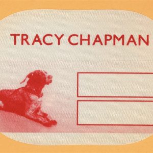 Tracy Chapman 2002 Let It Rain Concert Tour After Show Backstage Pass