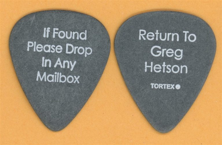 Bad Religion Greg Hetson Vintage Guitar Pick - 2005 Empire Strikes First Tour