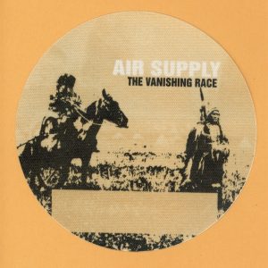 Air Supply 1994 Vanishing Race Concert Tour Backstage Pass