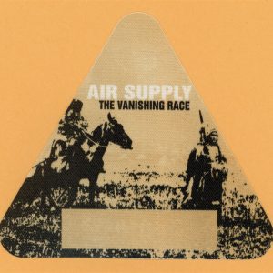 Air Supply 1994 Vanishing Race Concert Tour Backstage Pass
