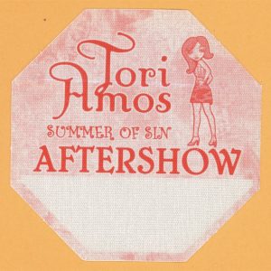 Tori Amos 2005 The Beekeeper Concert Tour After Show Backstage Pass