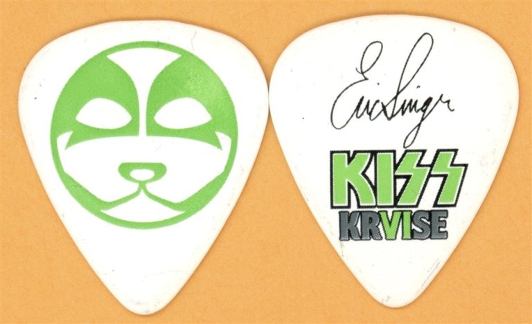 KISS Eric Singer Vintage Guitar Pick - 2016 KRUISE VI Tour