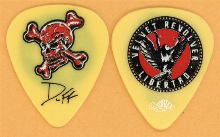 Velvet Revolver Duff McKagan GNR Vintage Guitar Pick - 2007 Libertad Tour