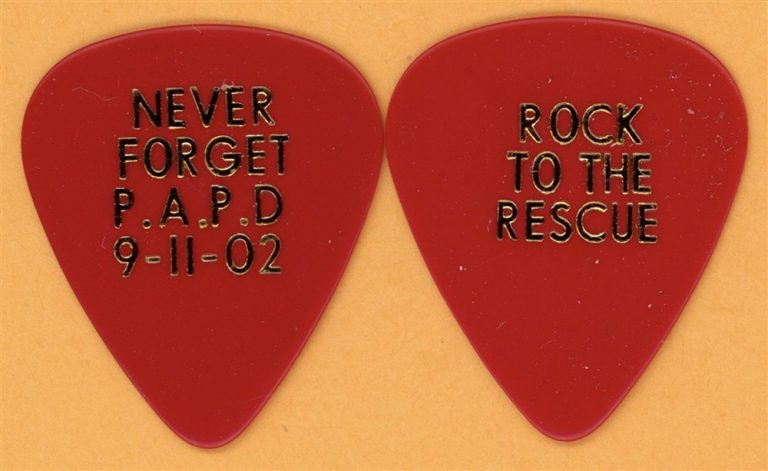 Styx REO Speedwagon Night Ranger Vintage Guitar Pick - 2001 Rock To Rescue Tour